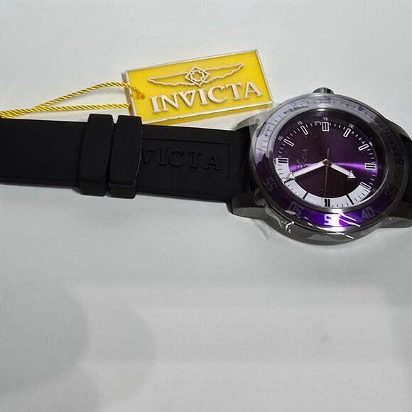Invicta Specialty Men's Watch 35780 45mm Black and Purple - Picture 4 of 6